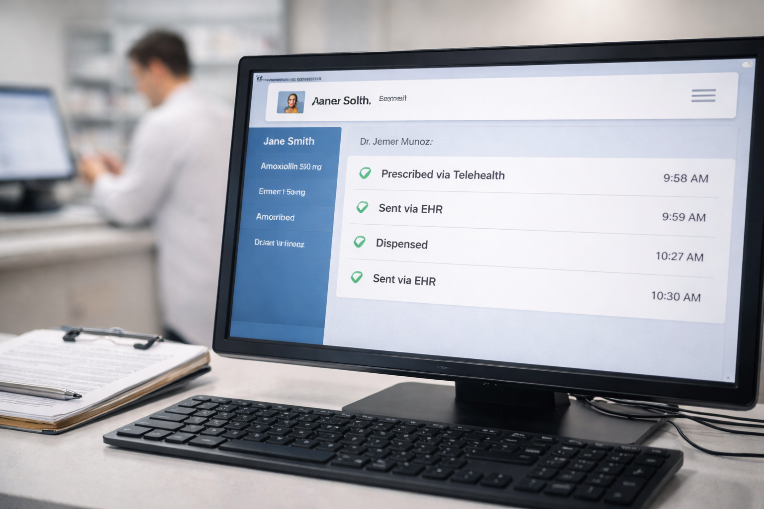 Abstract medical security / audit trail concept